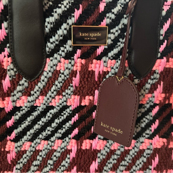 Kate Spade Multicolor Plaid Tote - Picture 4 of 9
